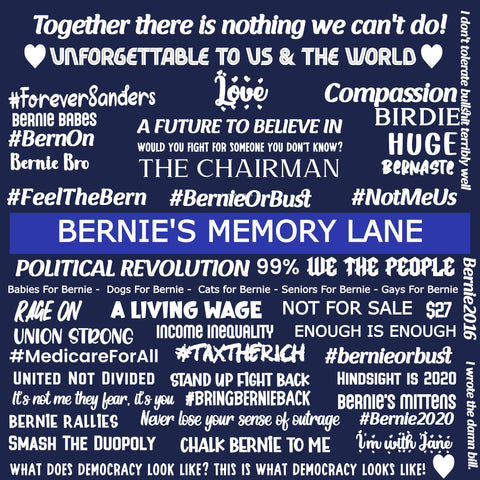'Bernie's Memory Lane' Blanket