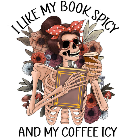 Spicy Book Icy Coffee TEE