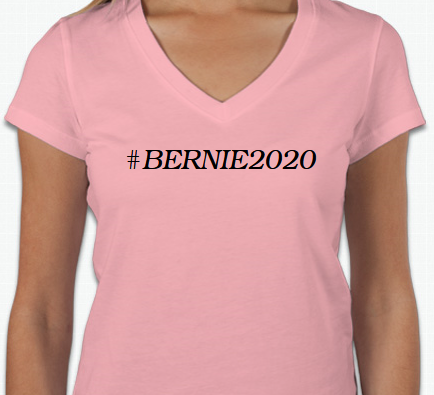 Girls/Teen  #Bernie2020 V-Neck Shirt