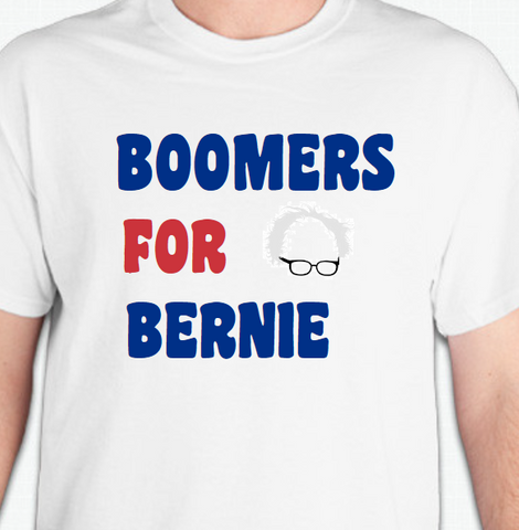 Boomers For Bernie T-Shirt (Short & Long Sleeve)