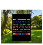 Love Over Hate YARD FLAGS