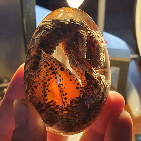Lava Dinosaur Egg Sculpture