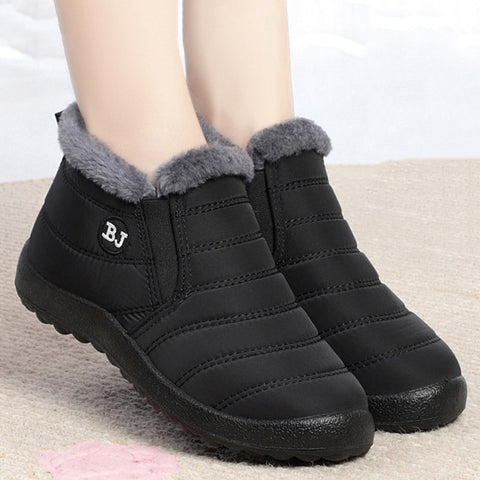 Women's Winter Boots - Anti-Skid, Waterproof, Warm Inside