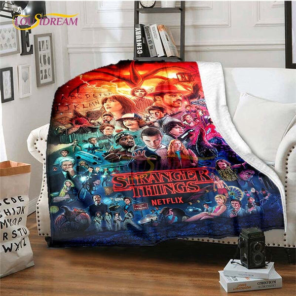 Stranger things throw discount blanket