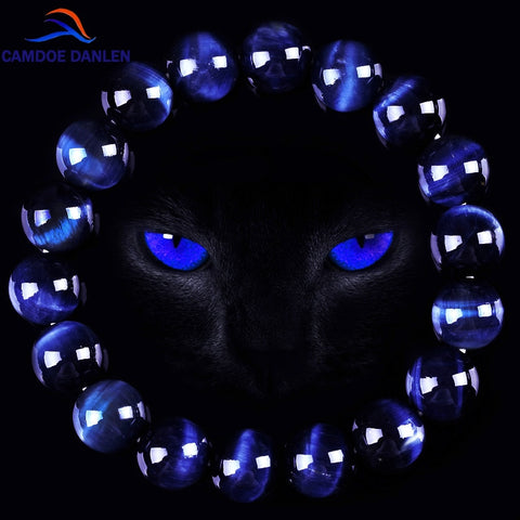 Blue Tiger Eye (Buddha) Bracelet
