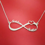 BERNIE NECKLACE - Infinity Personalized Name Necklace (Upto 4 names)