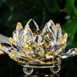 Lotus Crystal Glass Candle Holder / SOLD OUT