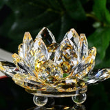 Lotus Crystal Glass Candle Holder / SOLD OUT